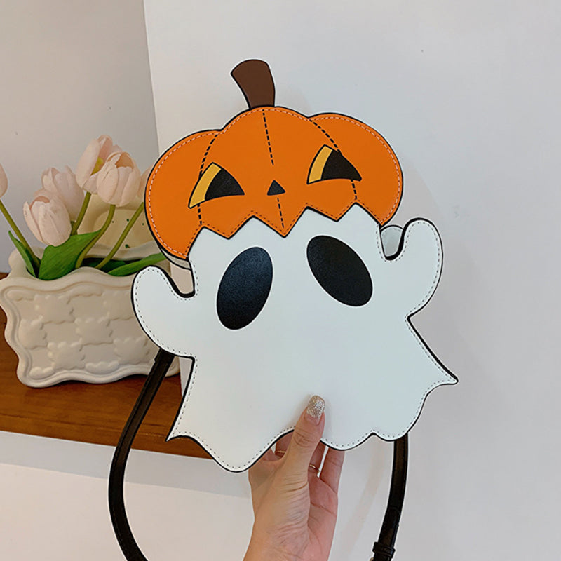 Halloween Shouder Bags Creative 3D Cartoon Pumpkin Ghost