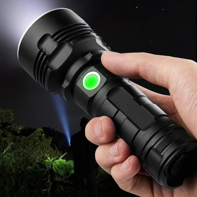 Led Flash Light Rechargeable Super Bright LED Xenon Lamp