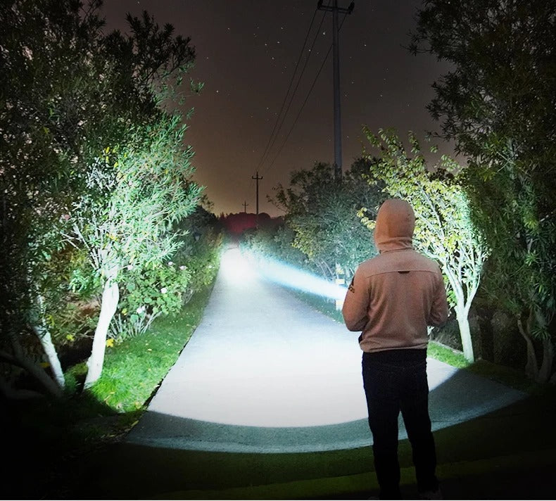 Led Flash Light Rechargeable Super Bright LED Xenon Lamp
