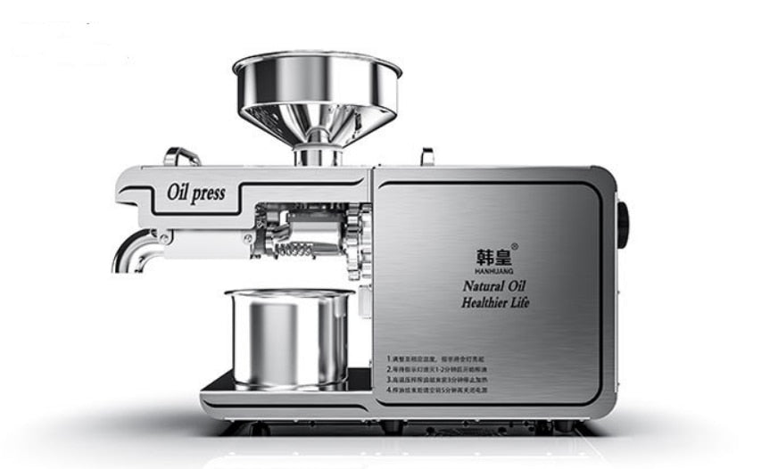 110/220V Stainless steel Oil Press machine for Household and Commercial use. This Cold press Linseed oil extractor is a high-quality oil machine.
