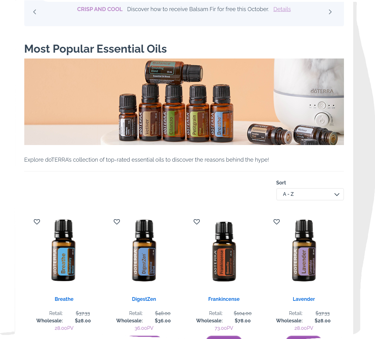 Doterra essential oils