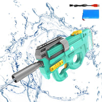 New P90 Electric Water Gun High-Tech Kids Toys Outdoor 