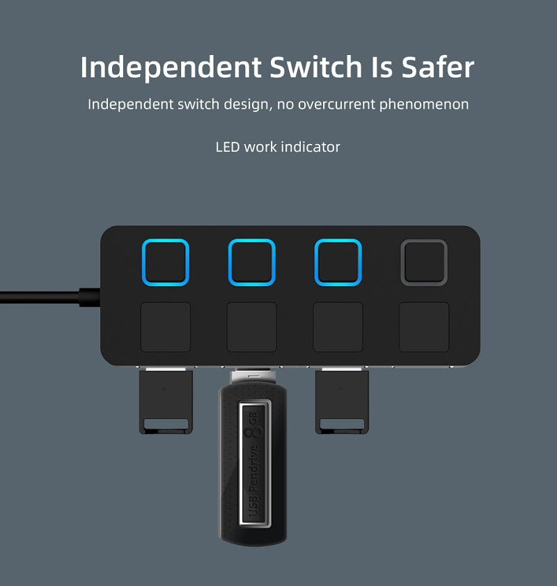 HUB Hub Multi-USB Splitter 4-port Extender usb hub