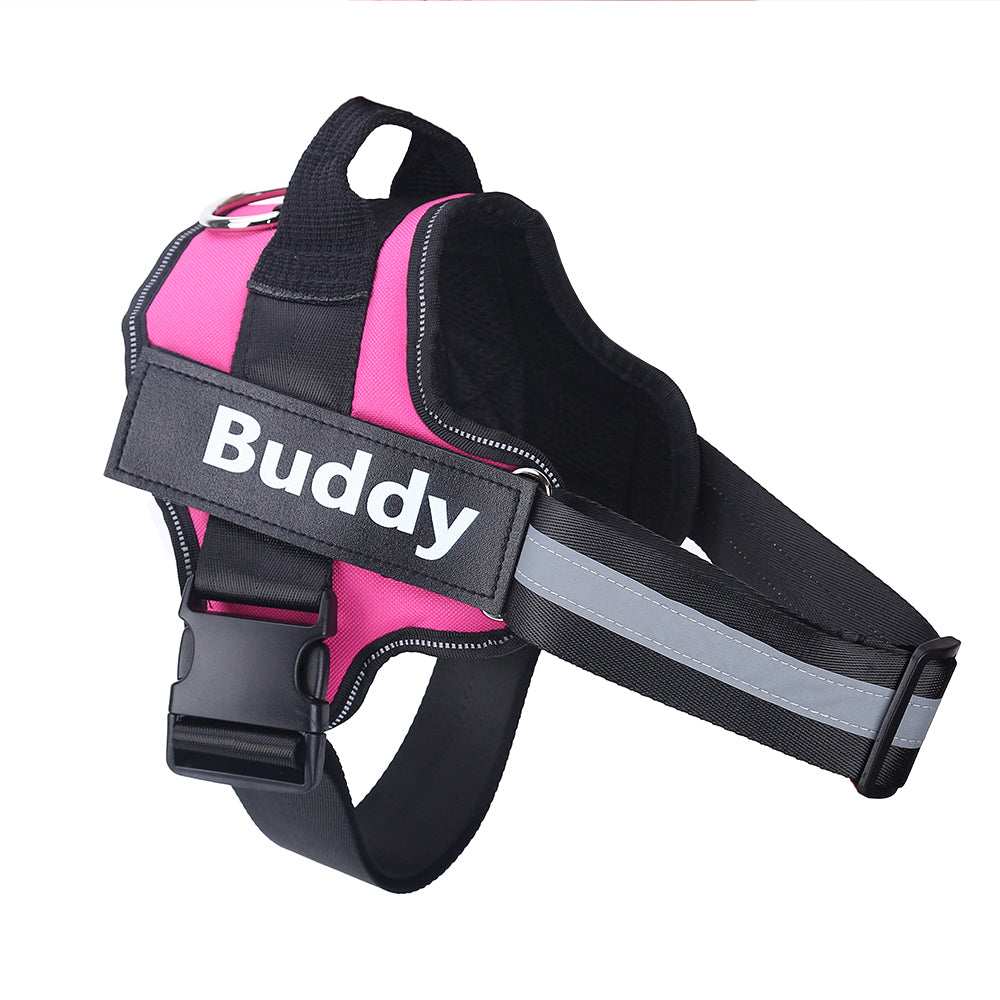 Personalized Dog Harness NO PULL Reflective Breathable Adjust