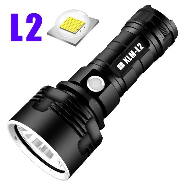 Led Flash Light Rechargeable Super Bright LED Xenon Lamp