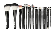 22 Piece Cosmetic Makeup Brush Set made  high quality fibers