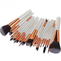 22 Piece Cosmetic Makeup Brush Set made  high quality fibers