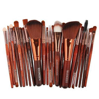 22 Piece Cosmetic Makeup Brush Set made  high quality fibers