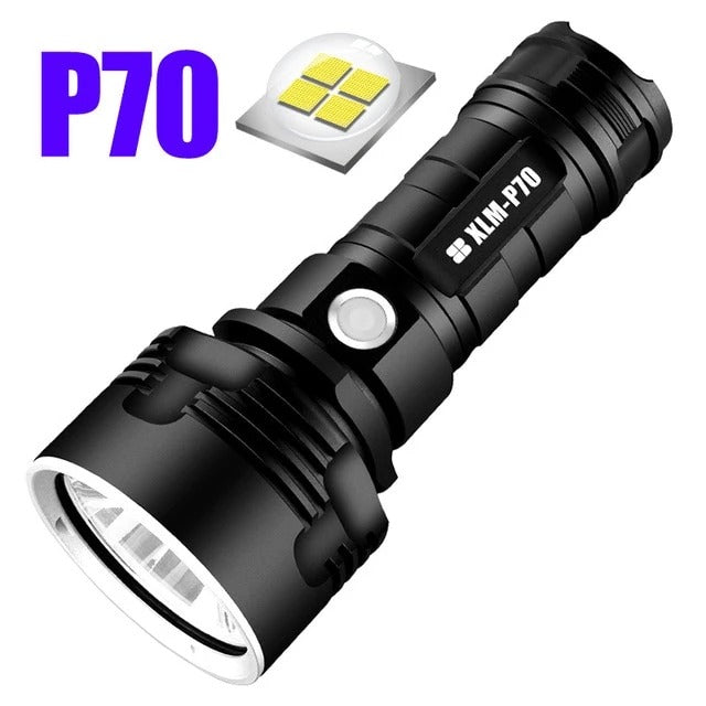 Led Flash Light Rechargeable Super Bright LED Xenon Lamp