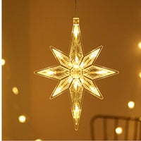 Star String Lights LED Christmas Curtain Lights Indoor Bed