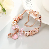 Fashion Love Geometric Rose Gold Bracelet Women's Jewelry