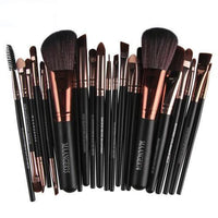 22 Piece Cosmetic Makeup Brush Set made  high quality fibers