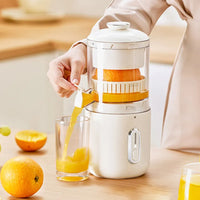 Multifunctional Wireless Electric Juicer Steel Orange 