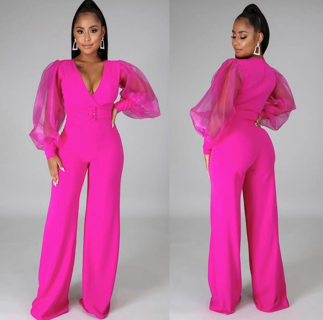 fashion jumpsuit pink