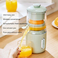 Multifunctional Wireless Electric Juicer Steel Orange 