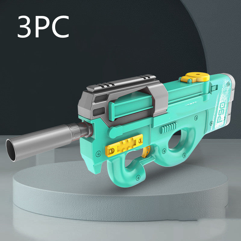 New P90 Electric Water Gun High-Tech Kids Toys Outdoor 