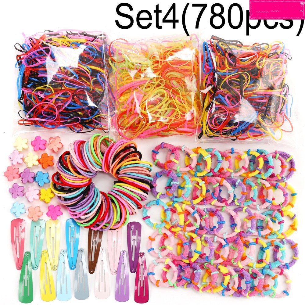 Simple Hair Card Rubber Band Headdress Hair Rope multi color