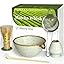 Matcha Whisk Set with Matcha Bowl, Matcha Whisk Holder Matcha Bamboo Whisk, Scoop, Sifter, Unique Gifts for Women Men Girl Friend Home Kitchen Decor Gifts for Tea Enthusiasts Christmas