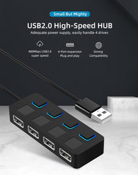 HUB Hub Multi-USB Splitter 4-port Extender usb hub