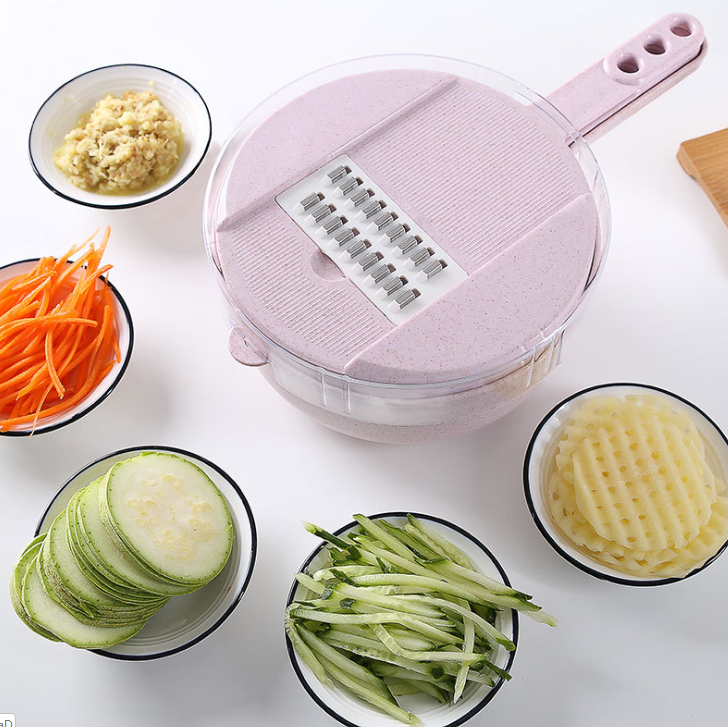 8 In 1 Mandoline Slicer Vegetable Slicer Potato Peeler Carro