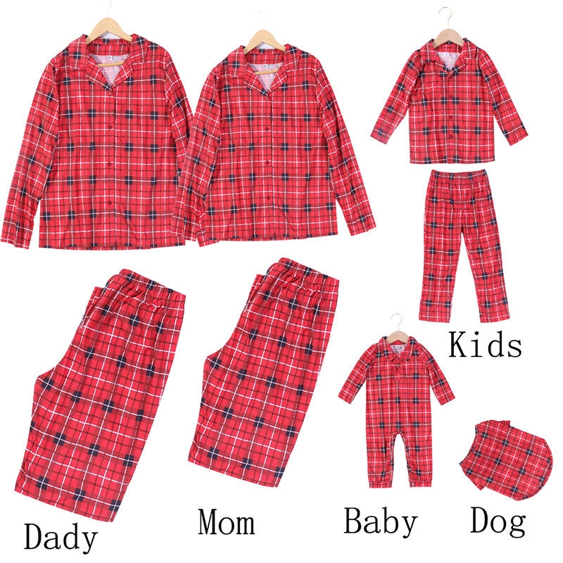 New Christmas Whole Family Print Set Pajamas family wear