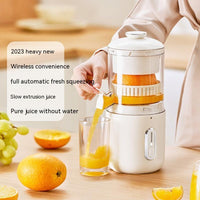 Multifunctional Wireless Electric Juicer Steel Orange 