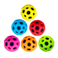 Hole Ball Soft Bouncy Ball Anti-fall Moon Shape Porous