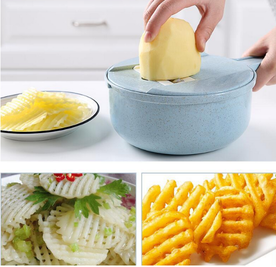 8 In 1 Mandoline Slicer Vegetable Slicer Potato Peeler Carro