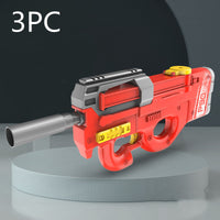 New P90 Electric Water Gun High-Tech Kids Toys Outdoor 