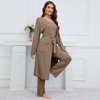 Women's Fashion Camisole Coat Wide Leg Pants Suit