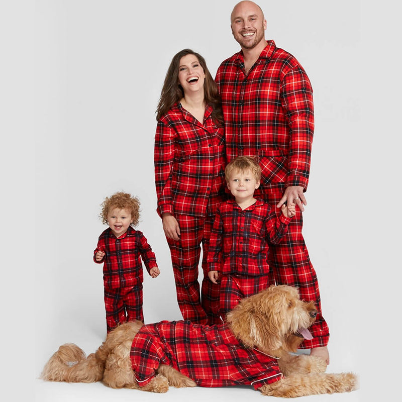 New Christmas Whole Family Print Set Pajamas family wear