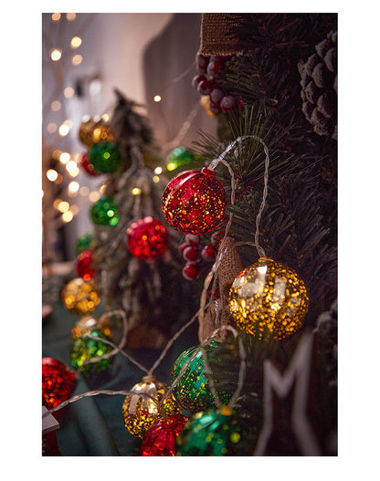 Snow Pentagram Mirror Decorative Lamp: switch Color temp
