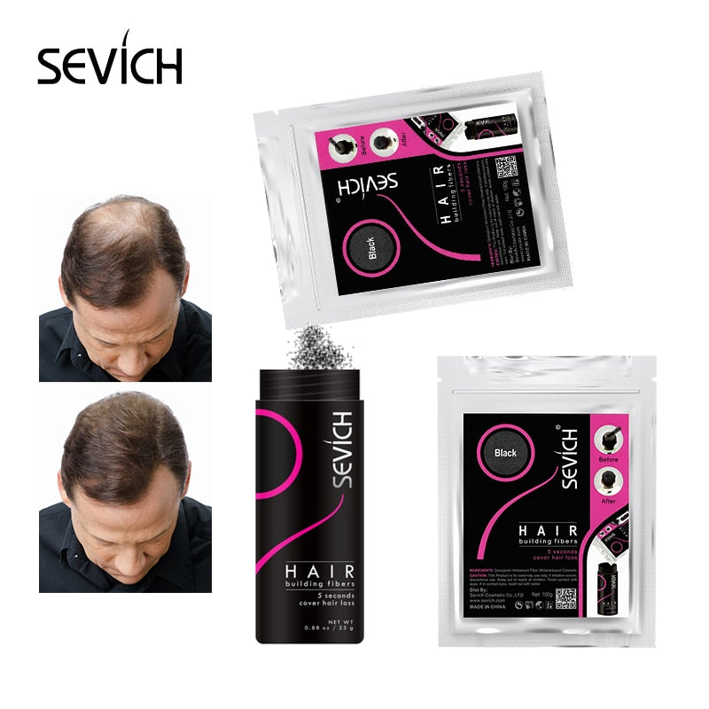 Hair Fibers Hair Building Keratin Powder Hair Color