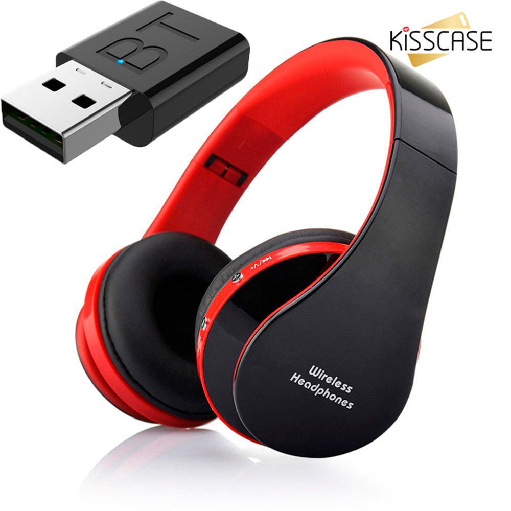 KISSCASE Wireless Headphones TV USB Connection Kit