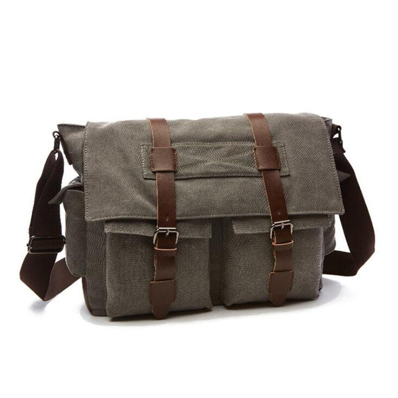 Canvas Leather Men Messenger Bags I AM LEGEND Will Smith 46389043396902