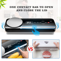 LAIMENG Automatic Vacuum Sealer Sous Vide With Vacuum Bags