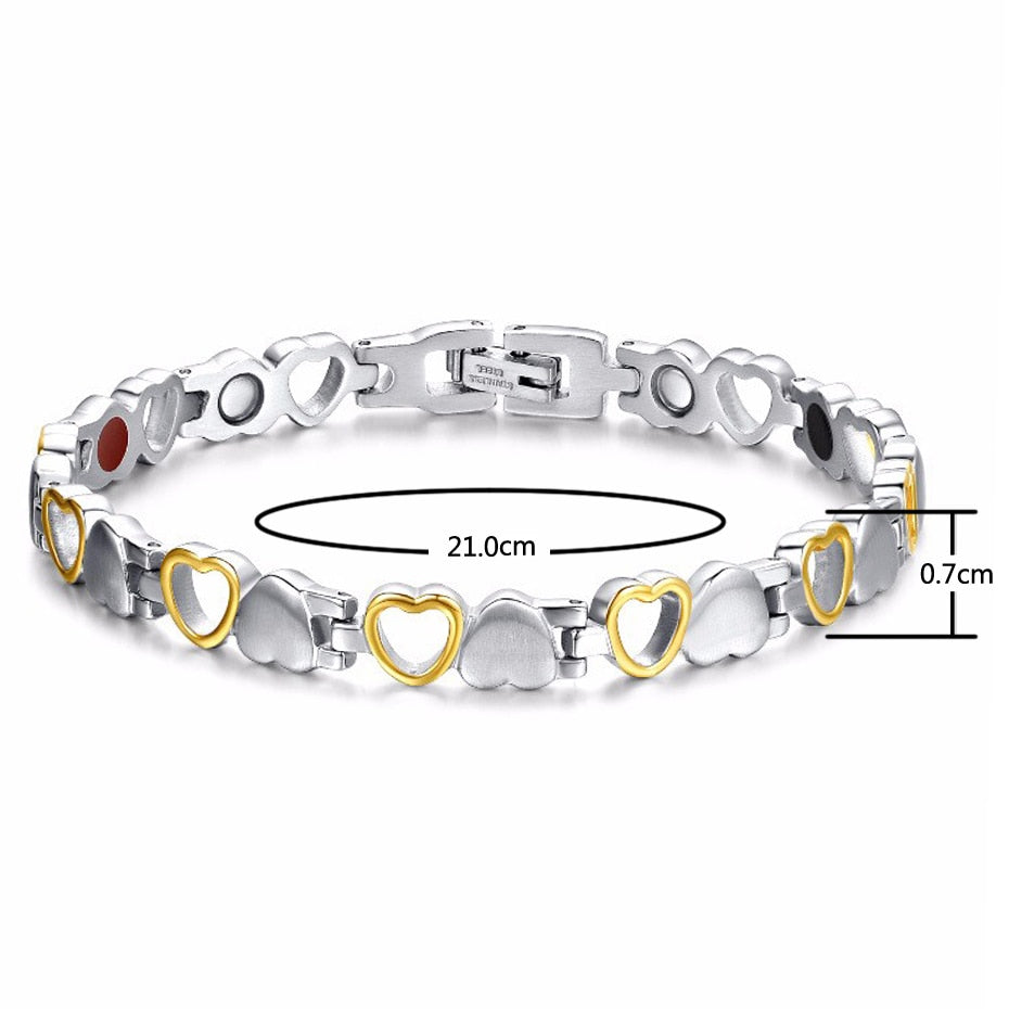 Rainso Fashion Stainless Steel Bracelet For Women With