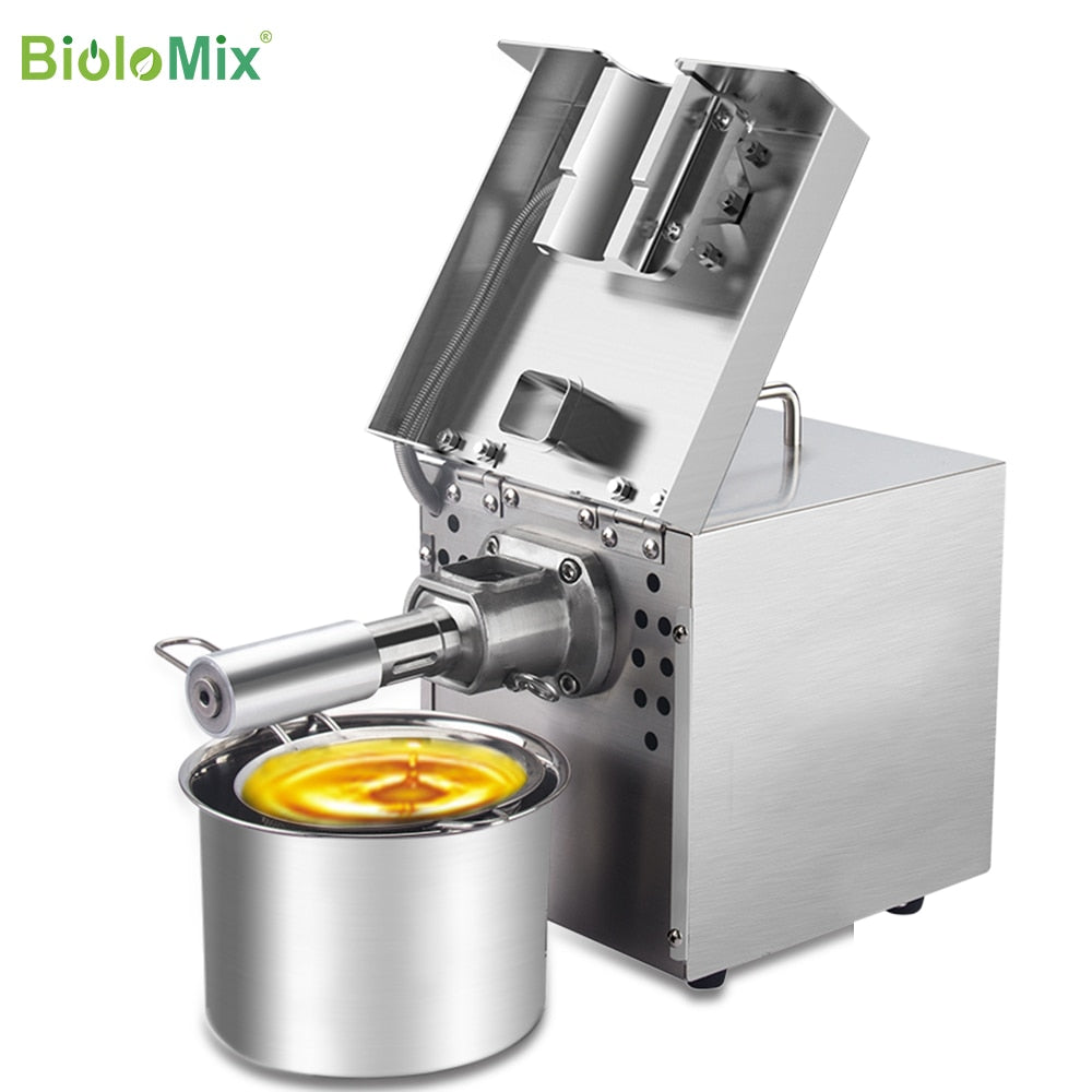 "Unleash the Power of BioloMix's New Stainless Steel Oil Press Machine! Grab Yours Today!"