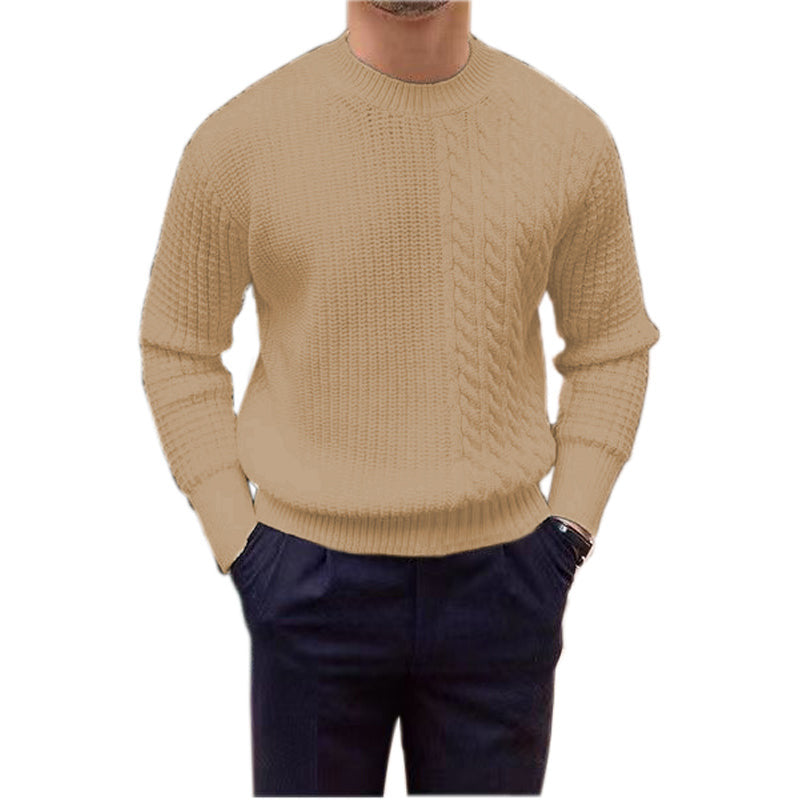 Men's Clothing Knitted Sweater Twisted String Design Sense