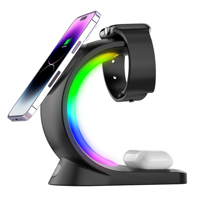 4 In 1 Magnetic Wireless Charger Fast Charging For Smart Ph