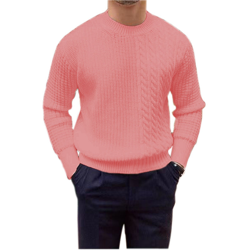 Men's Clothing Knitted Sweater Twisted String Design Sense