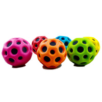 Hole Ball Soft Bouncy Ball Anti-fall Moon Shape Porous