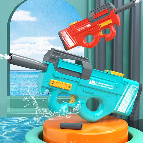 New P90 Electric Water Gun High-Tech Kids Toys Outdoor 