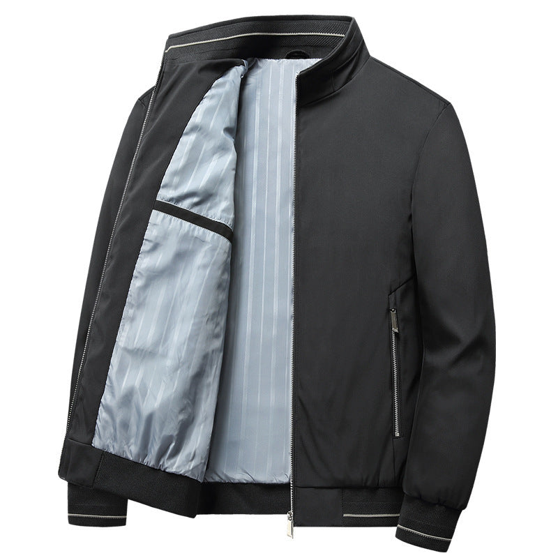 Stand Collar Men's Jacket Fashion Brand