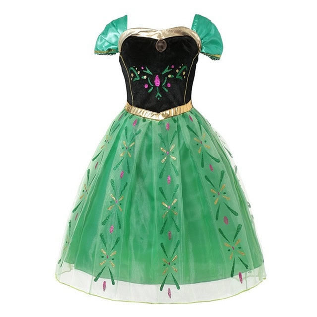 Girl Princess Costume Cosplay Dress female material