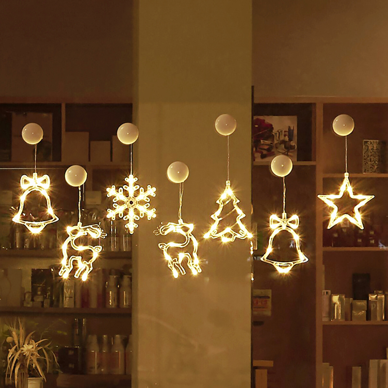 Star String Lights LED Christmas Curtain Lights Indoor Bed