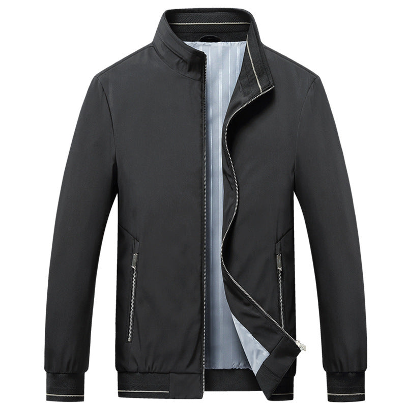 Stand Collar Men's Jacket Fashion Brand