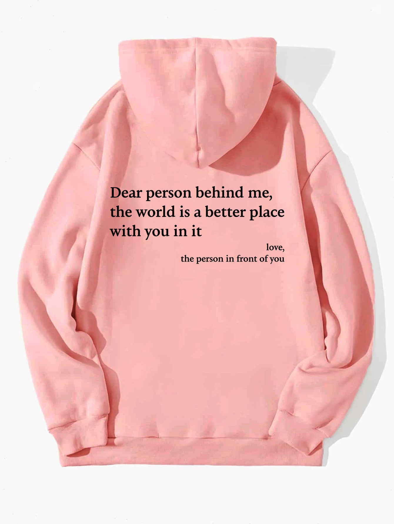 ,Women's Letter Printed  Pocket Drawstring Trendy Hoodies