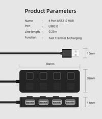 HUB Hub Multi-USB Splitter 4-port Extender usb hub