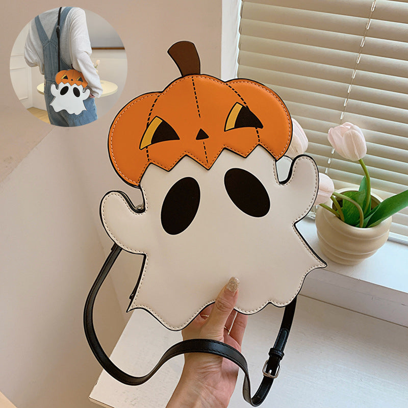 Halloween Shouder Bags Creative 3D Cartoon Pumpkin Ghost 